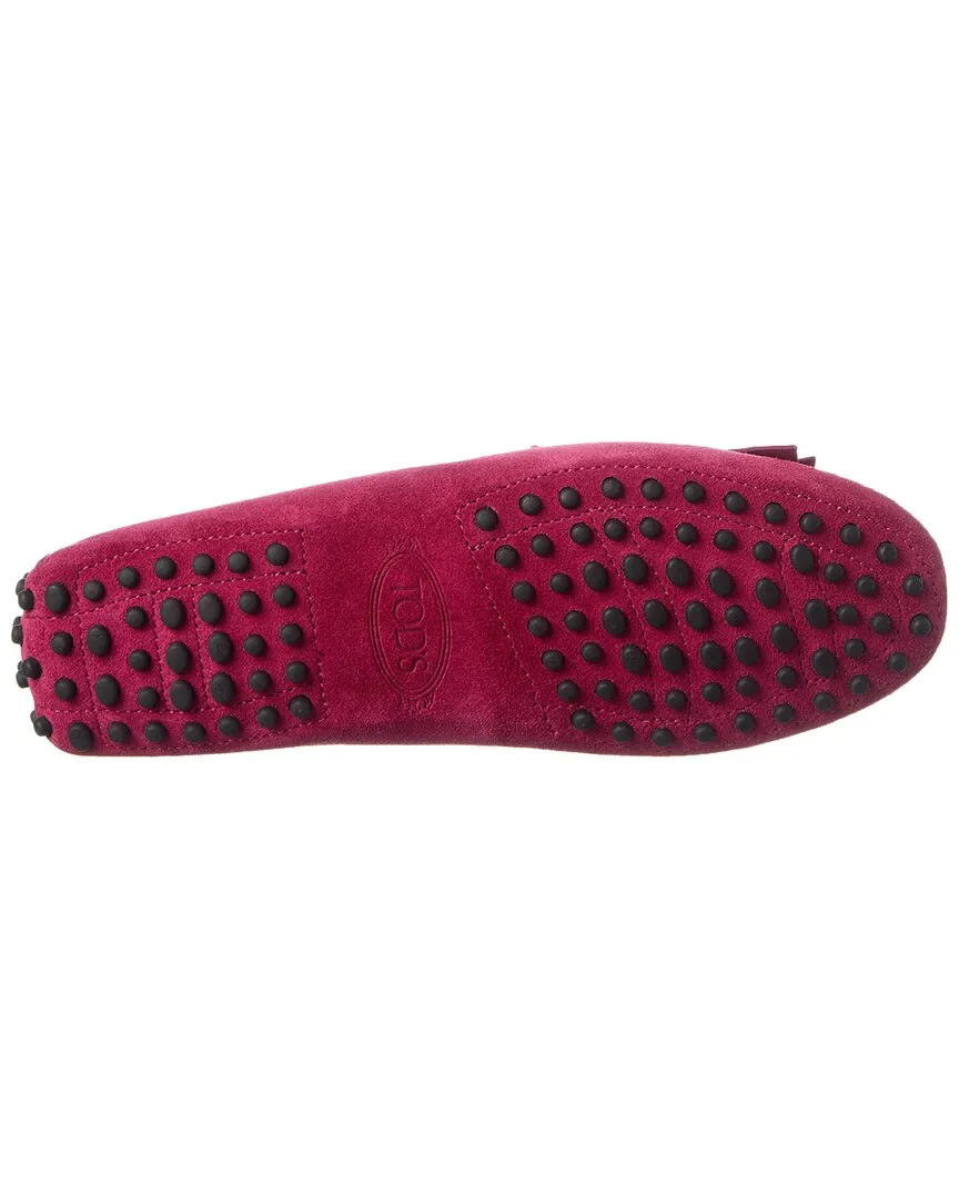 TODs Logo Suede Loafer
