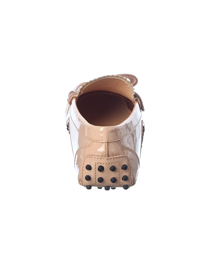 TODs Patent & Velvet Loafer