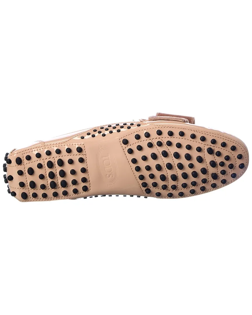 TODs Patent & Velvet Loafer