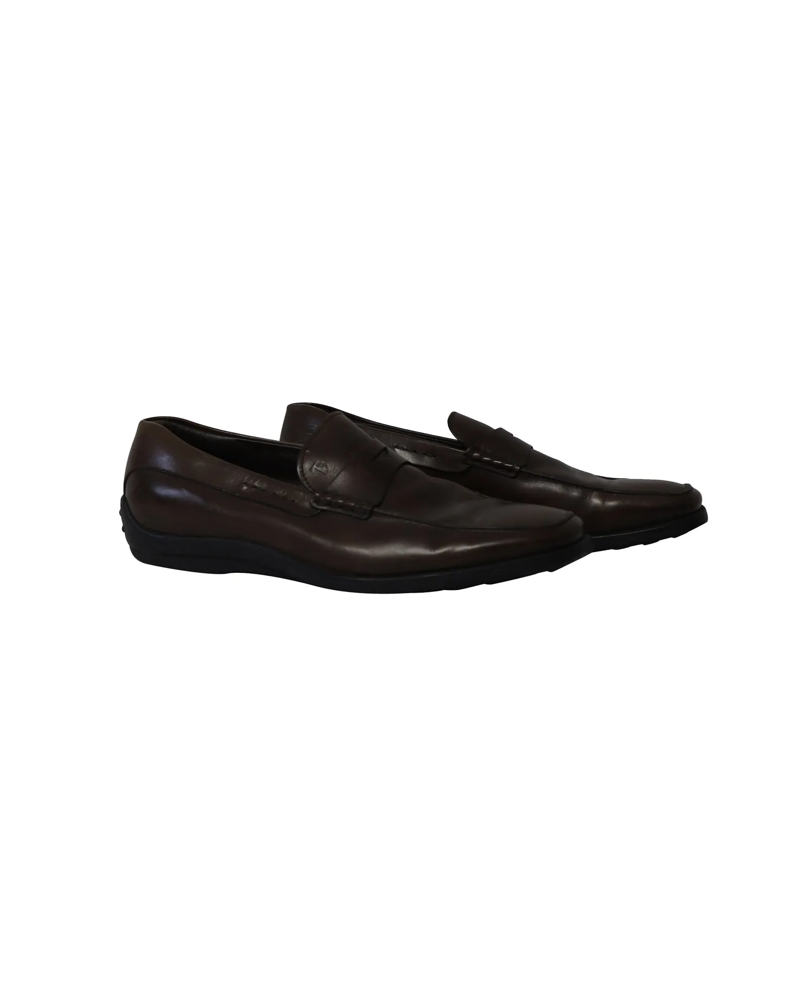 Tod's Penny Loafers in Brown Leather