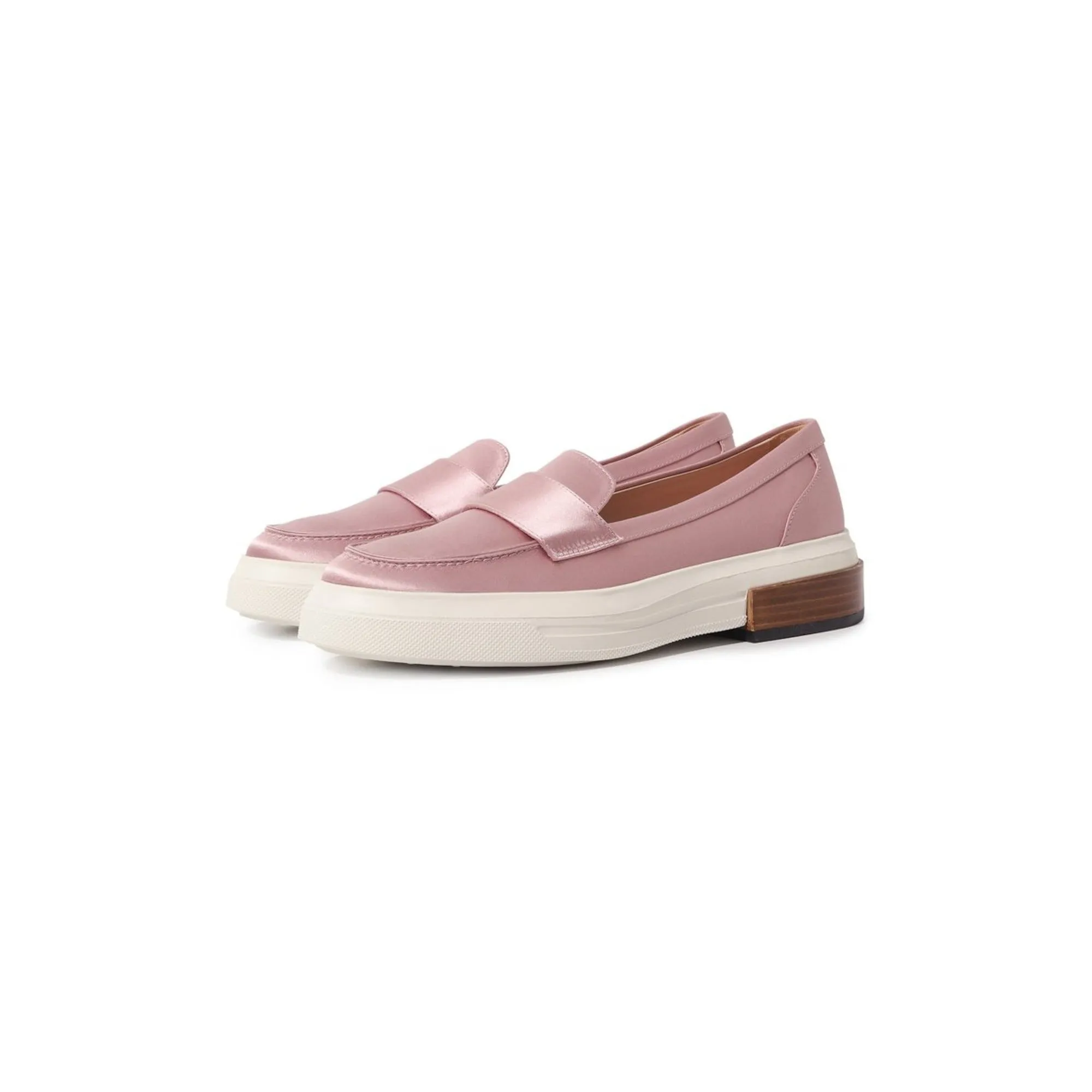 Tod's Silk Satin Loafers