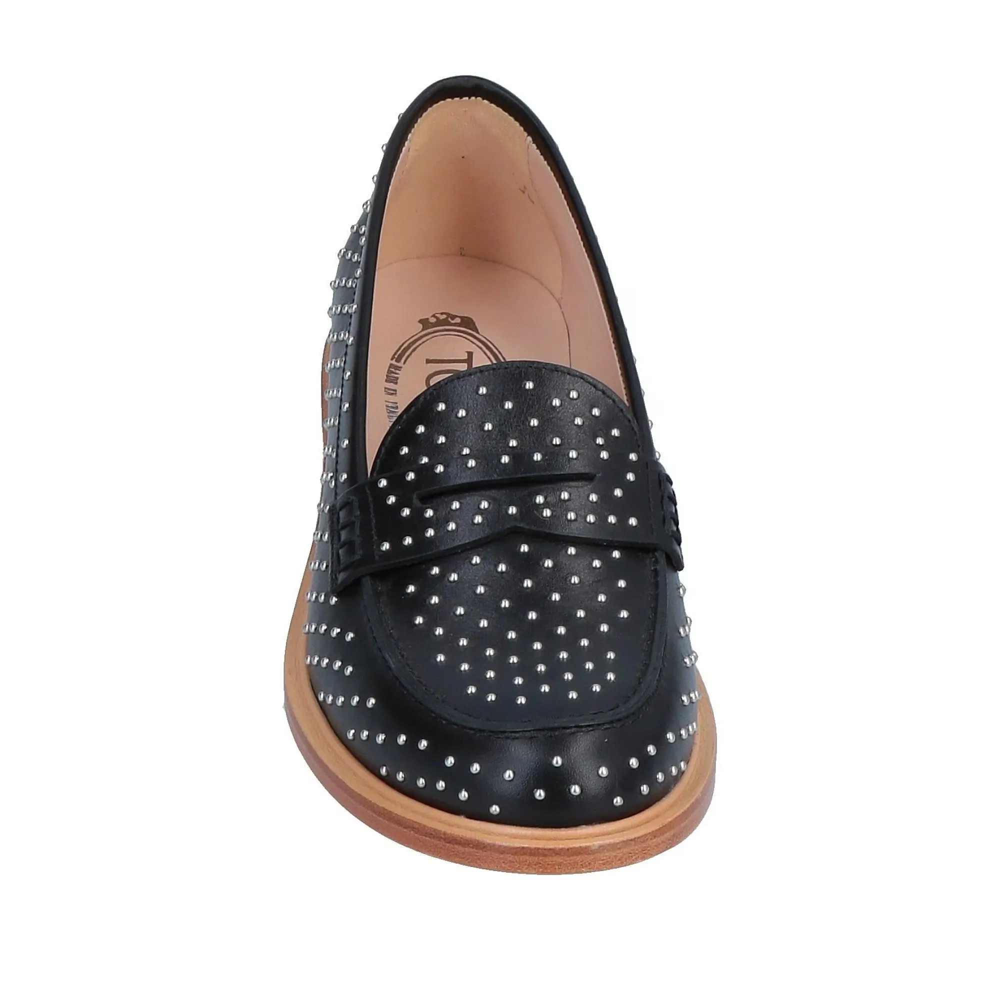 Tod's Studded Leather Loafers