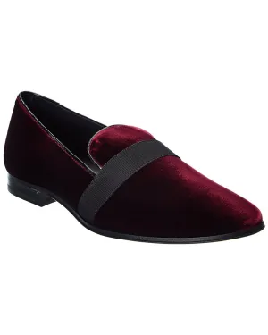 TODs Velvet & Patent Loafer