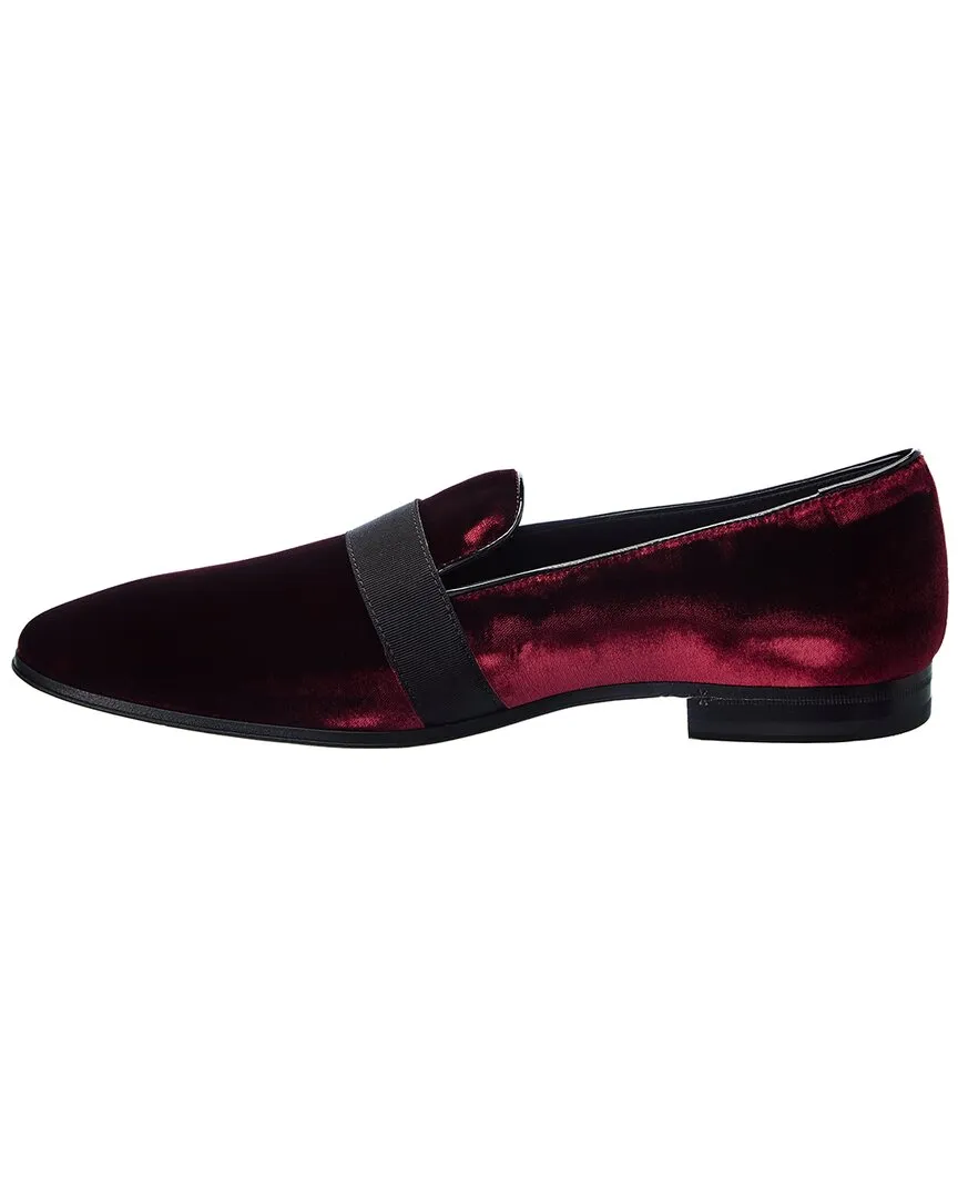 TODs Velvet & Patent Loafer