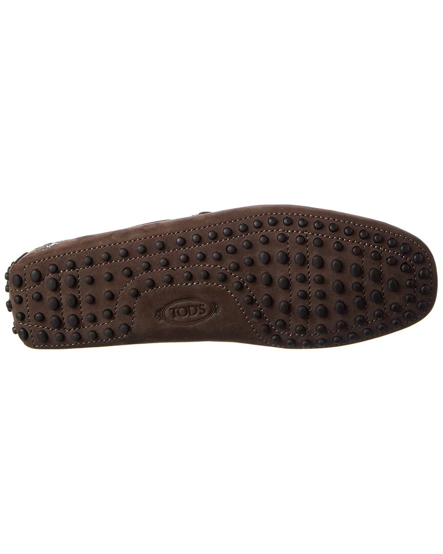 TODs x Ferrari New Gommini Suede & Leather Loafer