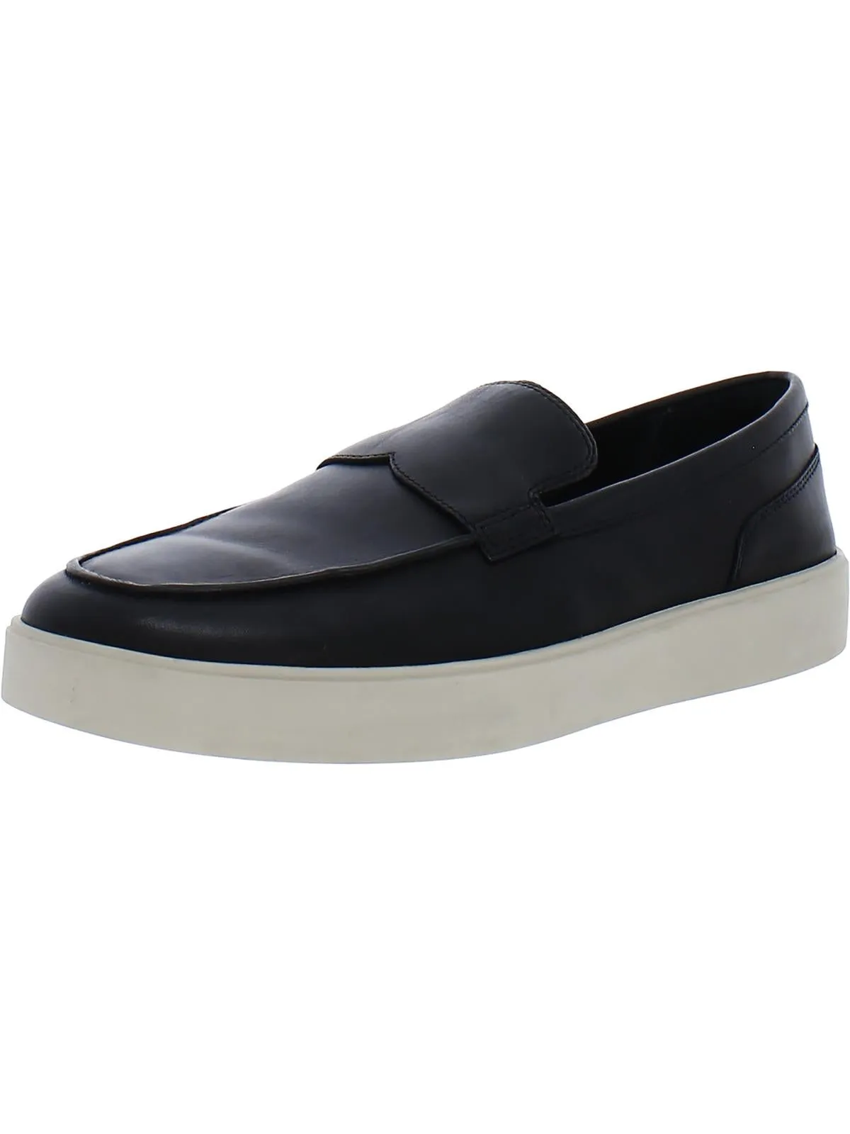 Toren Womens Leather Slip On Loafers