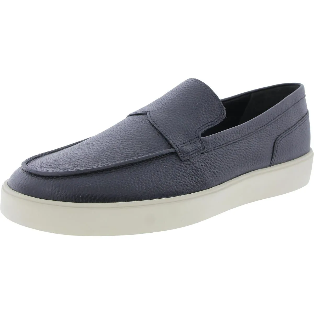 Toren Womens Leather Slip On Loafers
