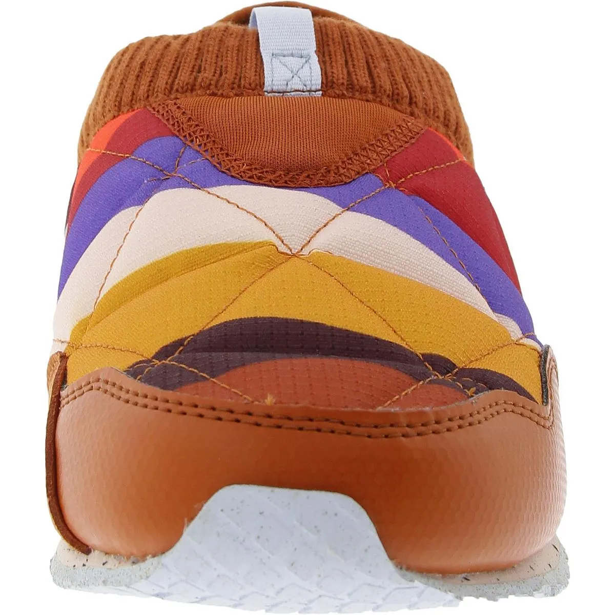 UNWRP Slip-On Womens Indoor/Outdoor Sole Ribbed Knit Slip-On Sneakers