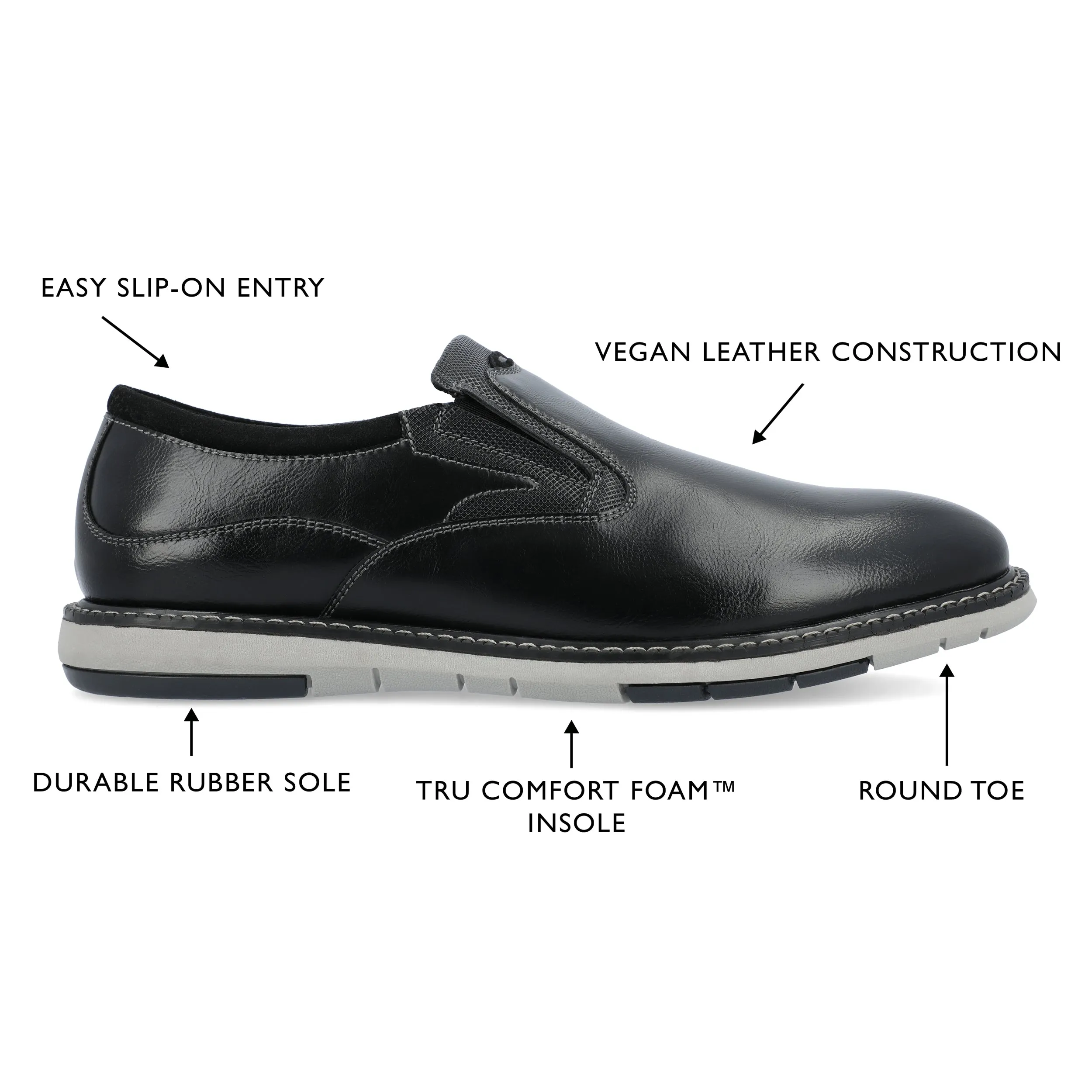 Vance Co. Willis Slip-on Hybrid Loafer