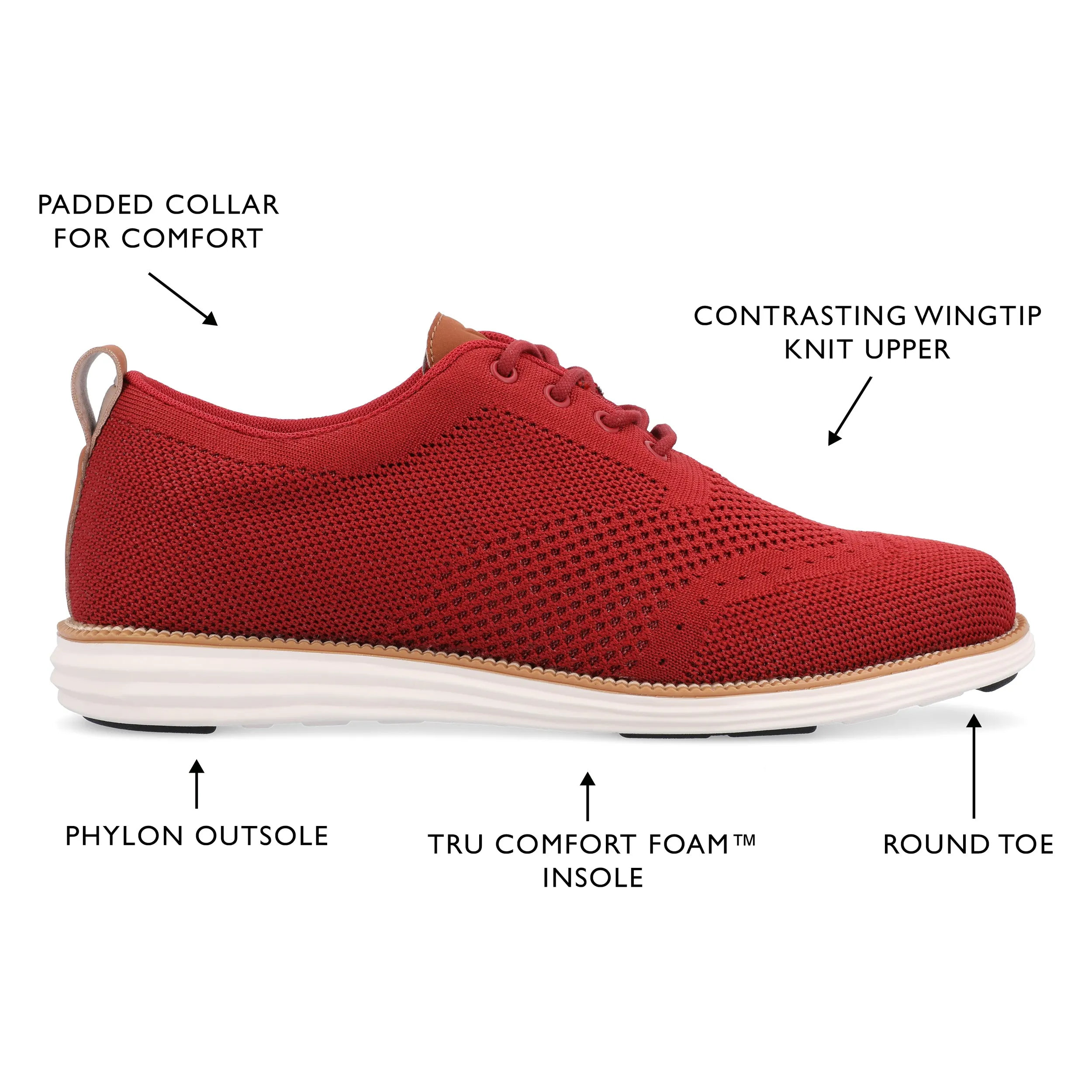 Vance Ezra Knit Dress Shoe