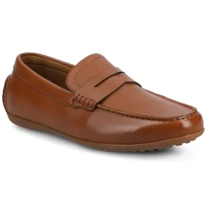 Vance Yates Medium and Wide Width Perforated Slip-on Driving Penny Loafer