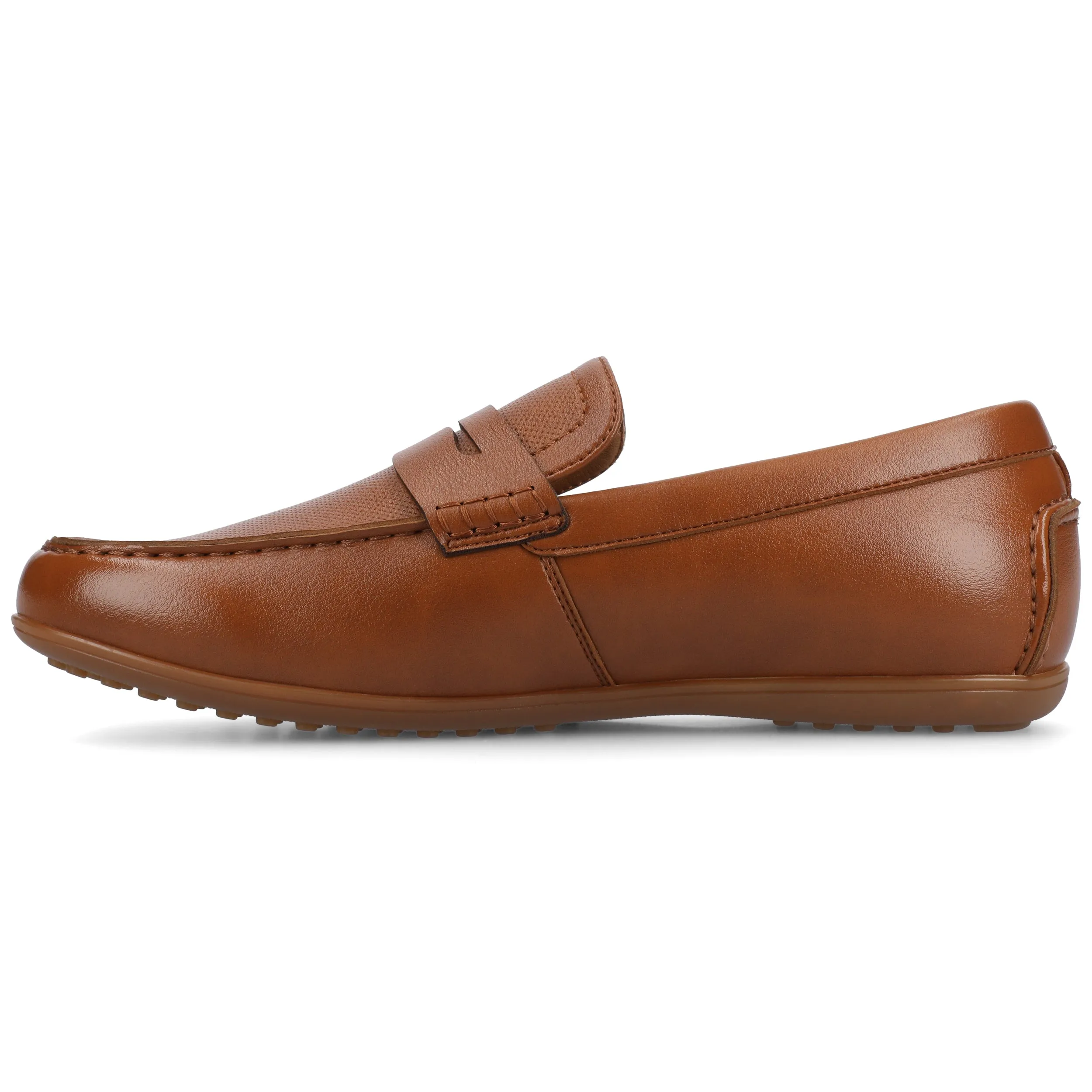 Vance Yates Medium and Wide Width Perforated Slip-on Driving Penny Loafer