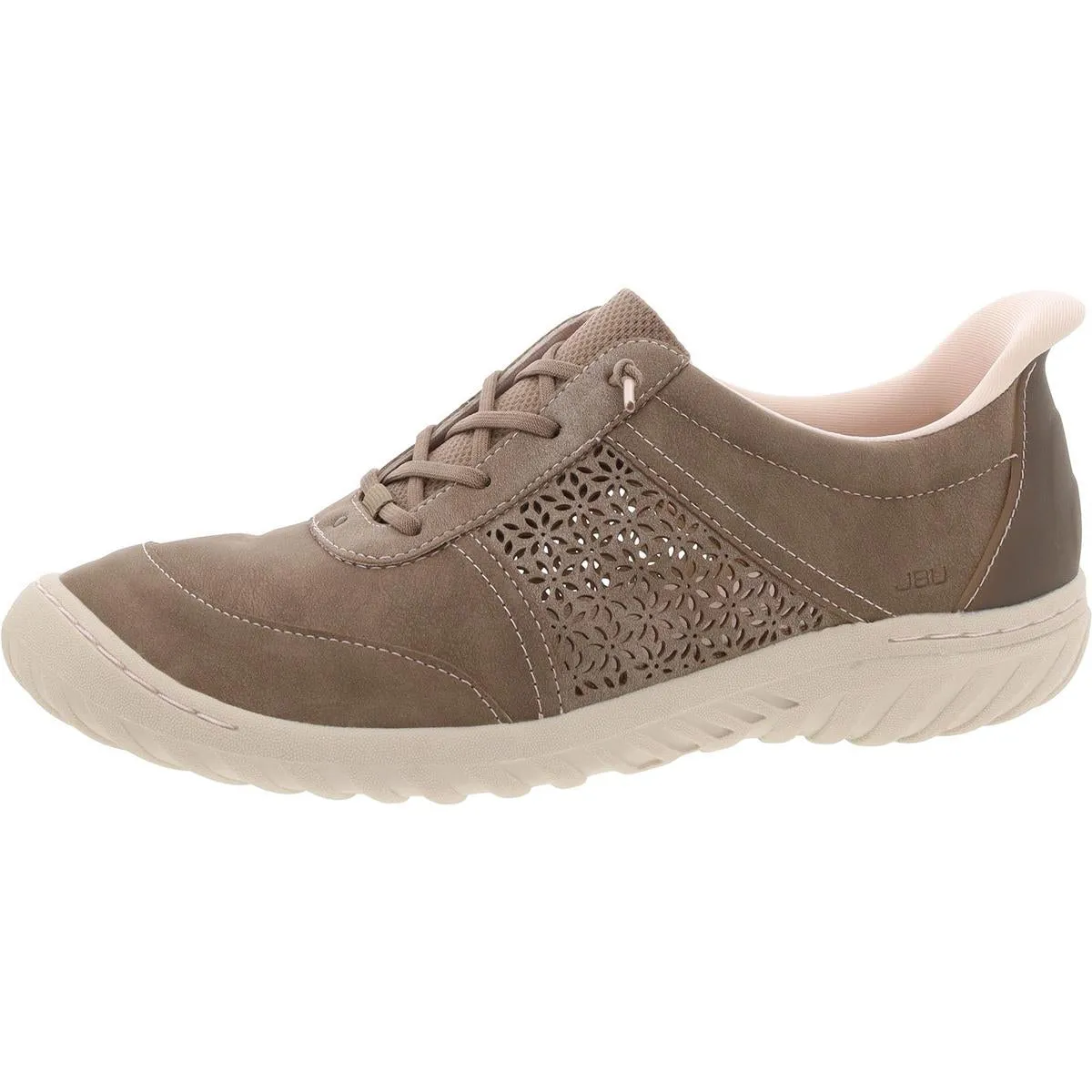 Veronica Touchless Womens Faux Leather Lifestyle Slip-On Sneakers