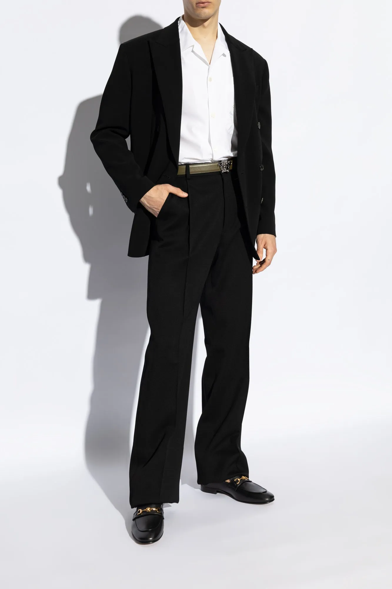 Versace Loafers Shoes In Black - 43.5