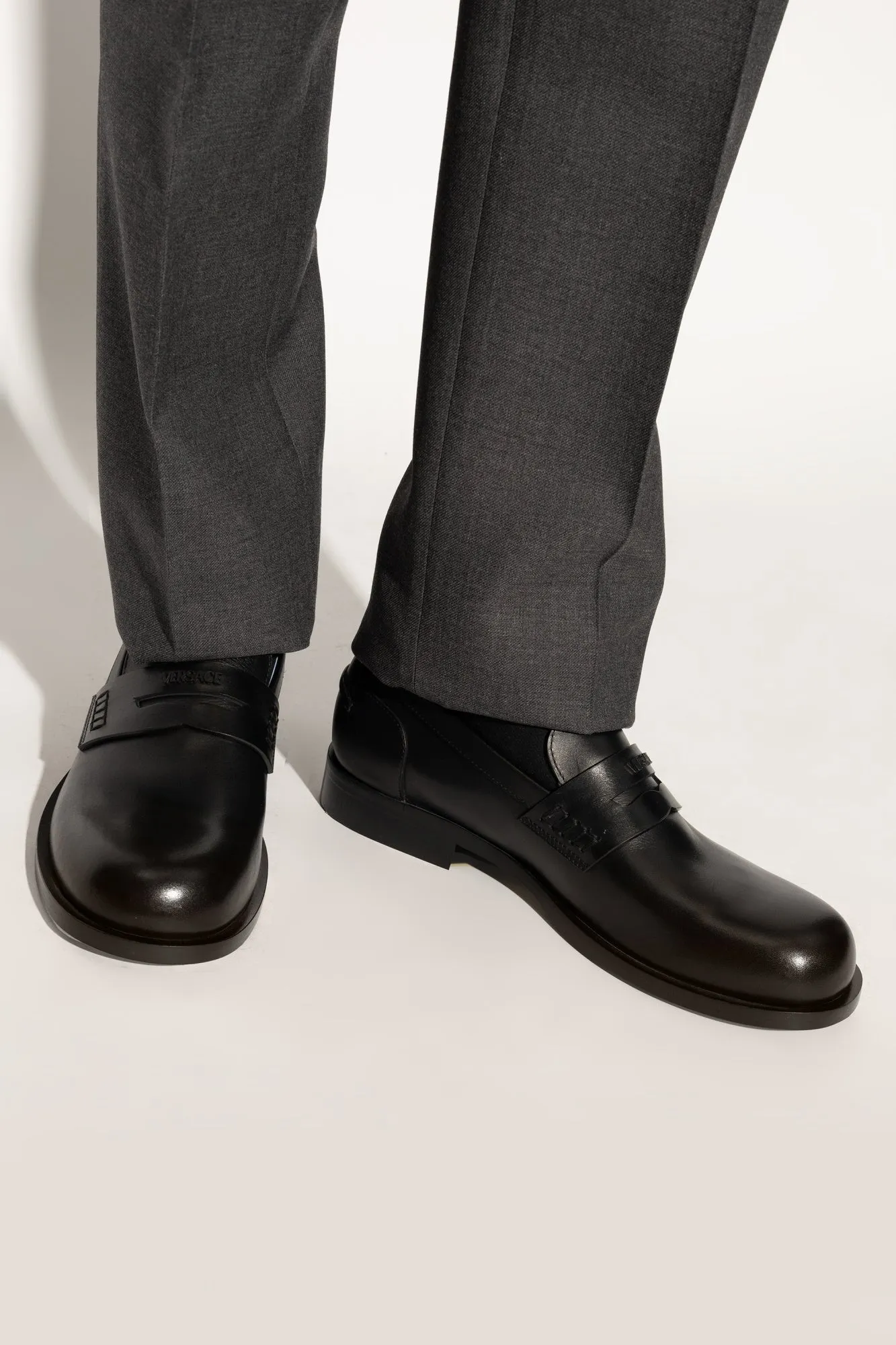 Versace Shoes Adriano Type Loafers