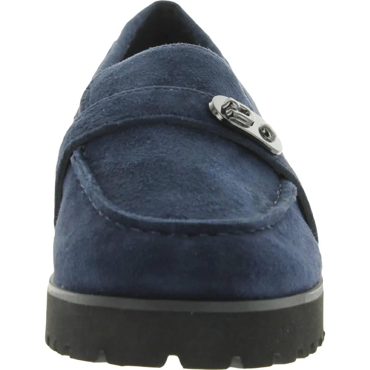 Wendy Womens Suede Slip-On Loafers