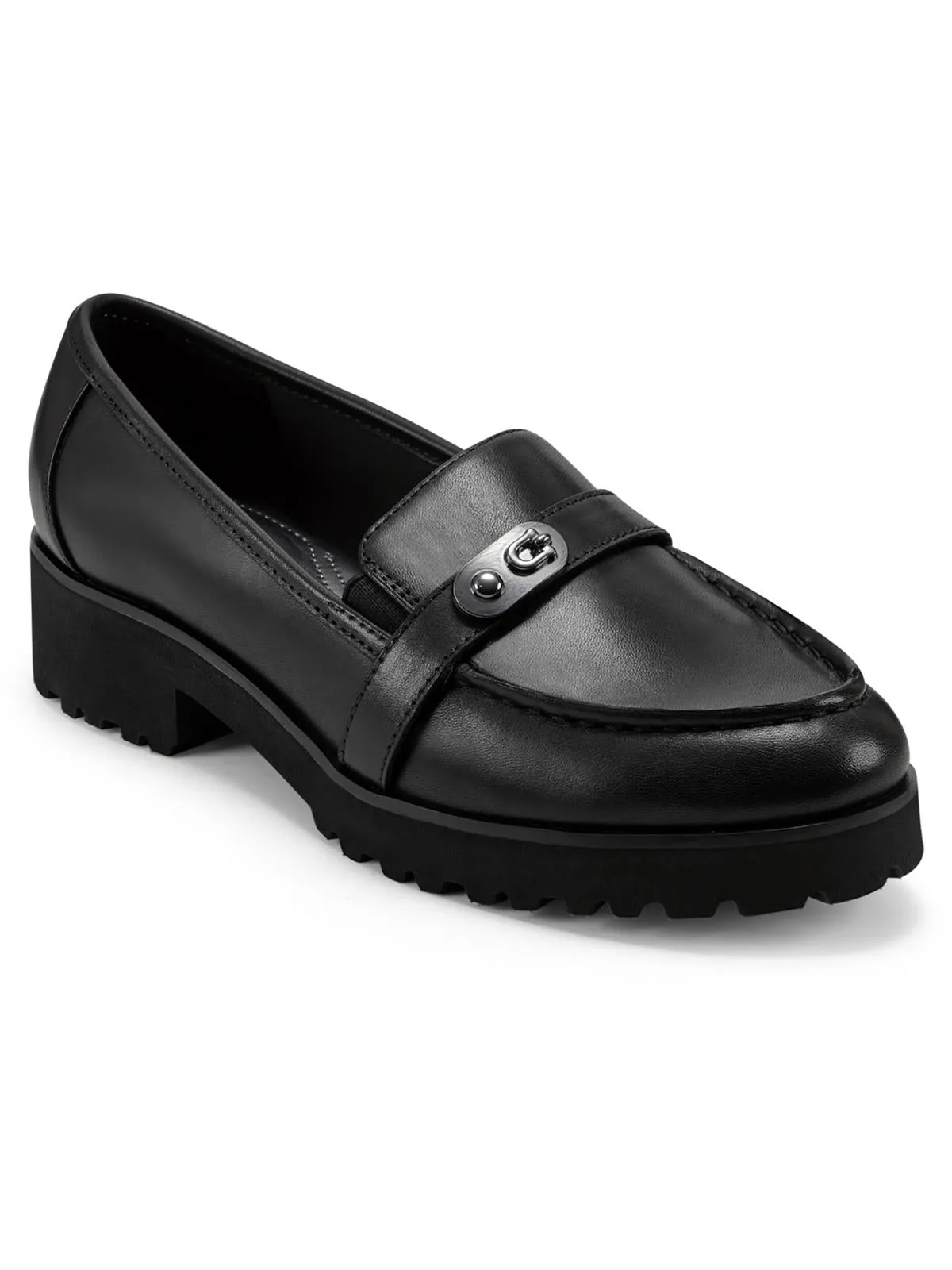 Wendy Womens Suede Slip-On Loafers