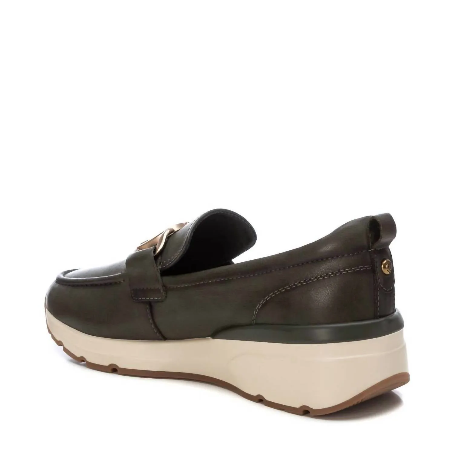 Women's Carmela Collection Moccasins Shoes In Kakhi