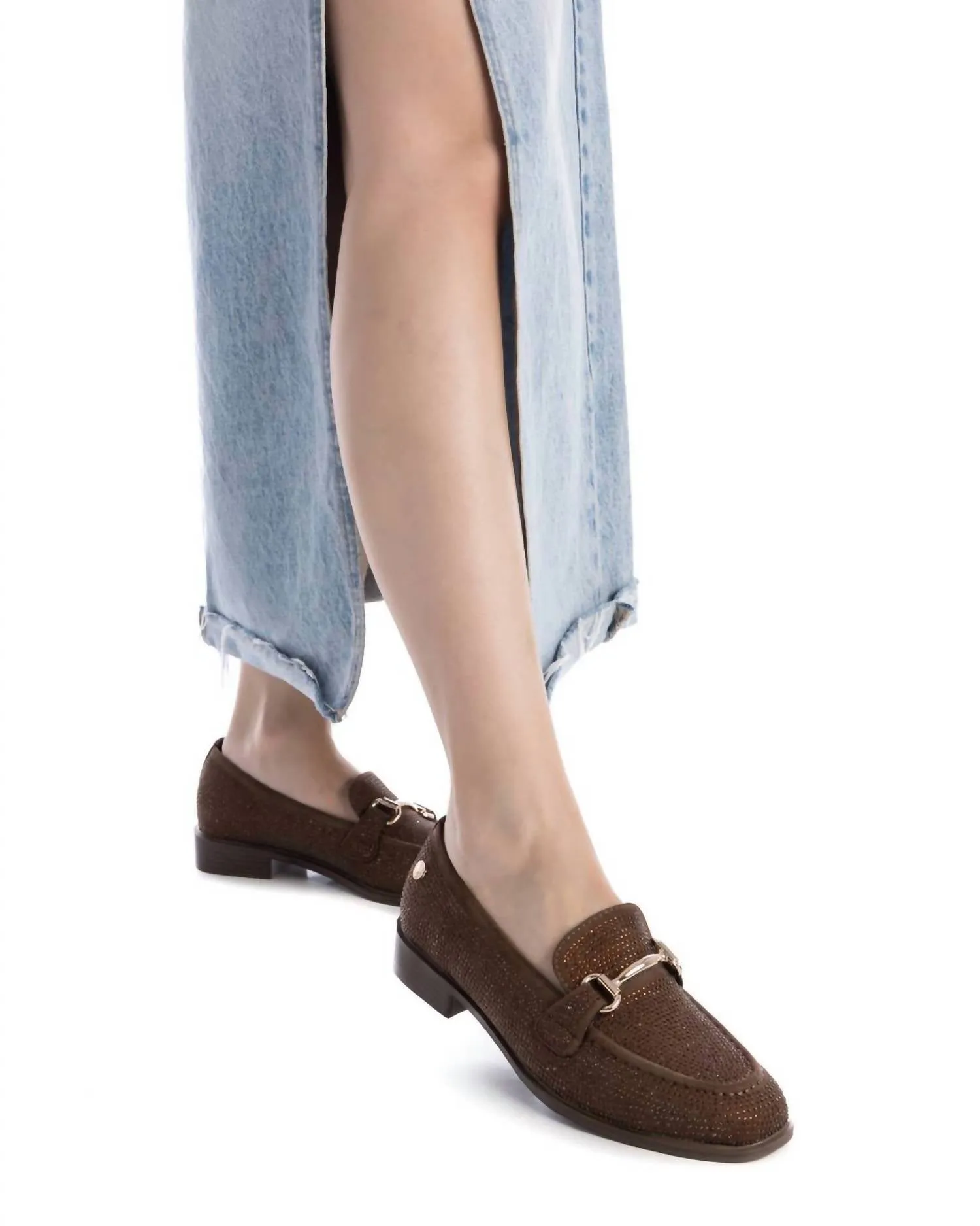 Womens Casual Moccasins In Taupe