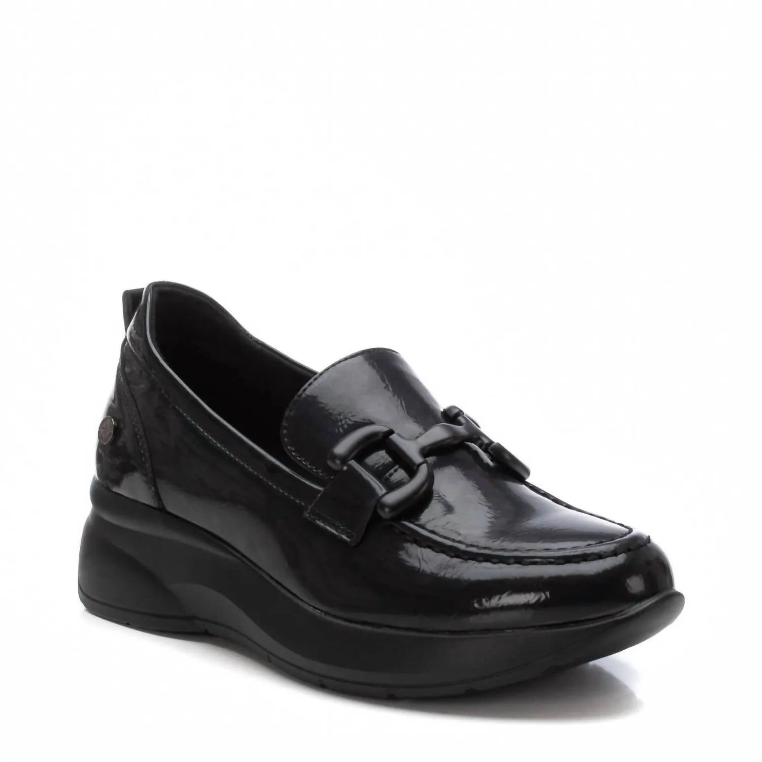 Women's Casual Wedge Moccasins In Black