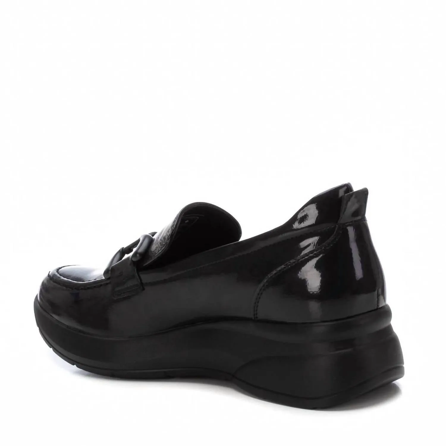 Women's Casual Wedge Moccasins In Black