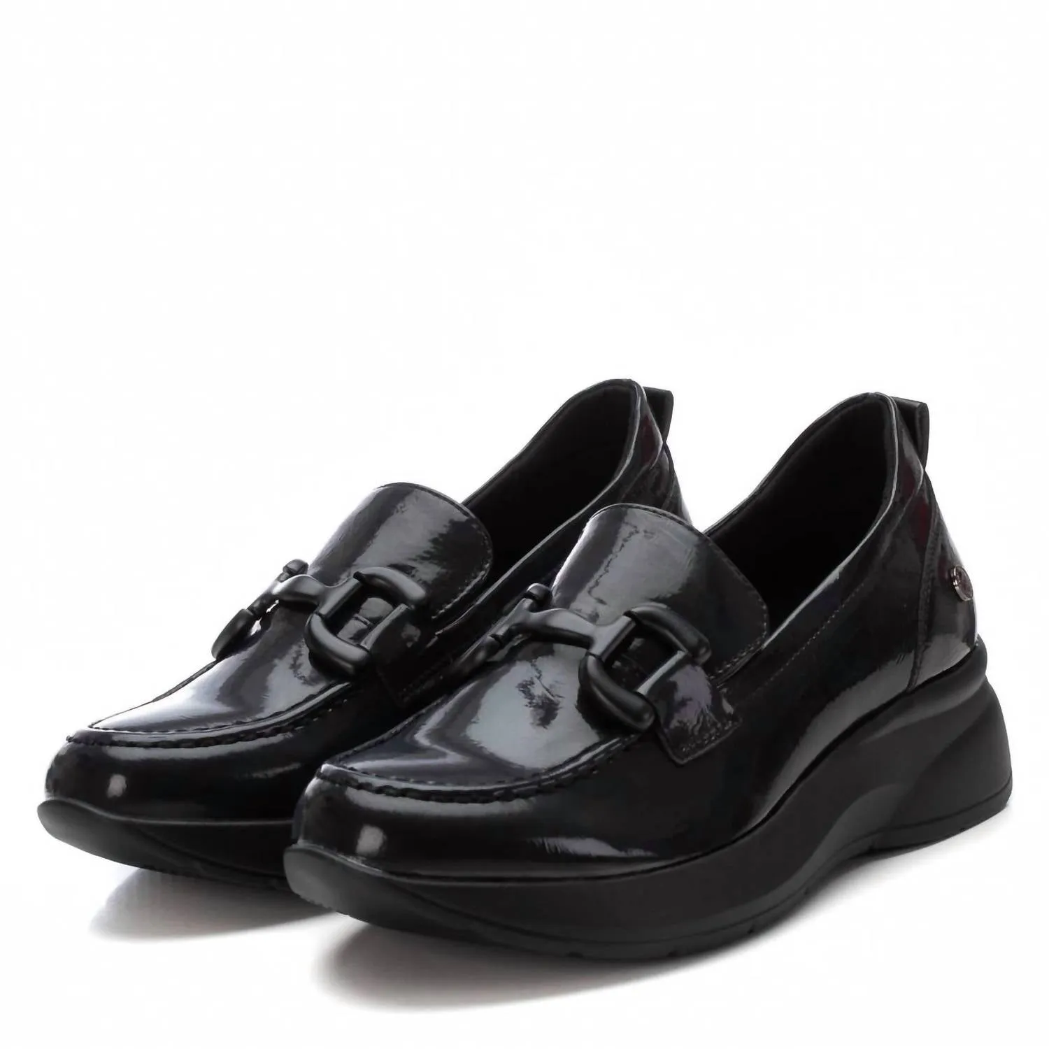 Women's Casual Wedge Moccasins In Black