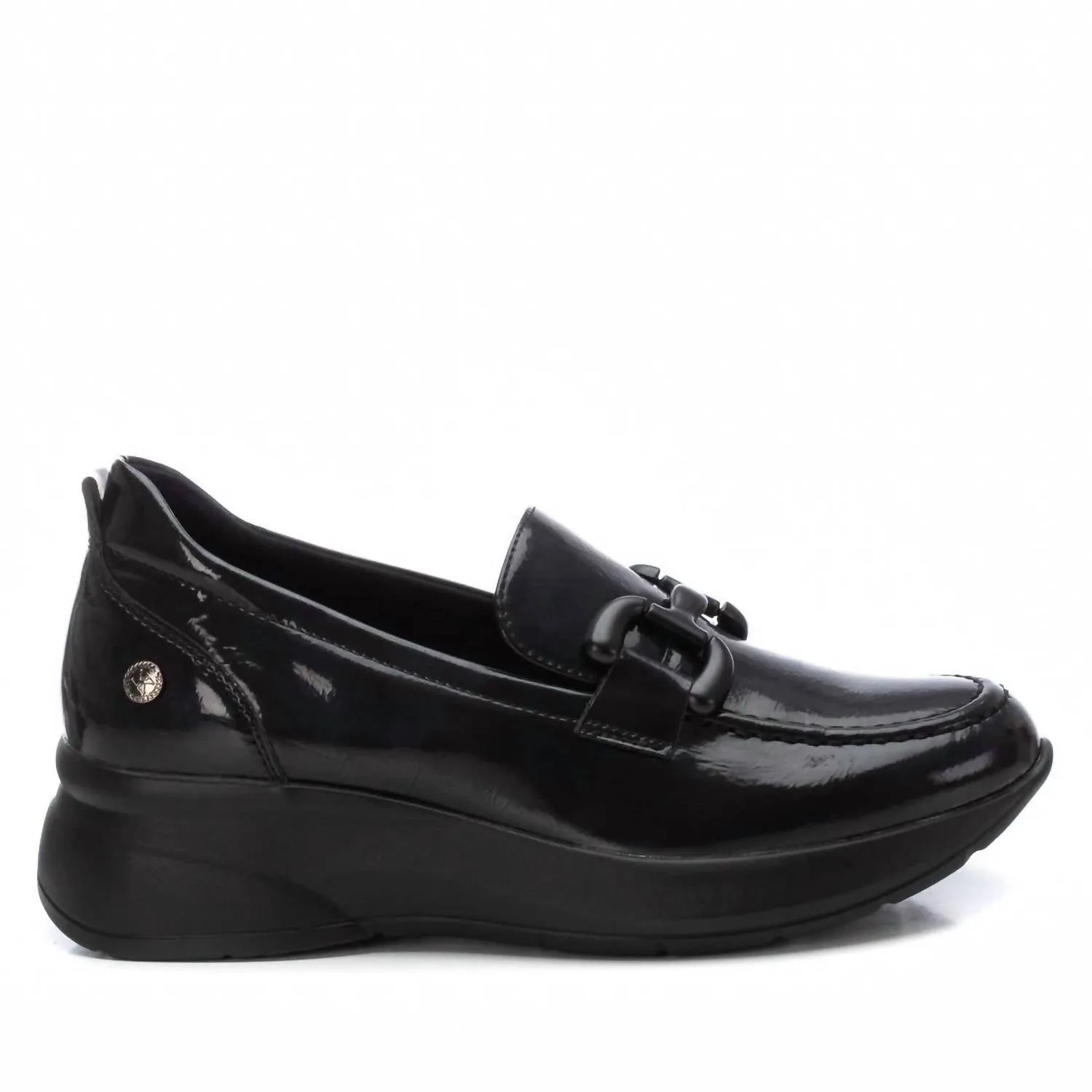 Women's Casual Wedge Moccasins In Black
