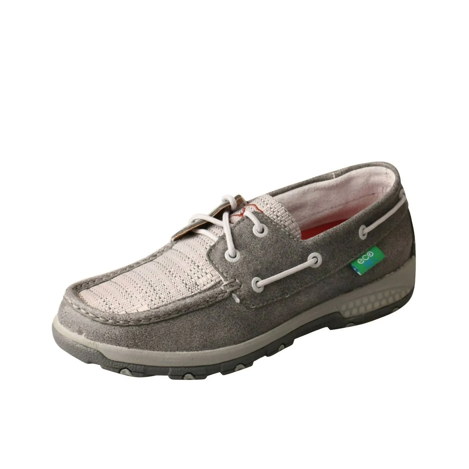 Women's Cell Stretch Driving Moc Boat Shoe In Grey