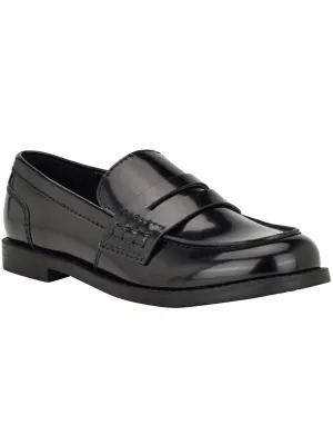 Womens Comfort Insole Faux Leather Loafers