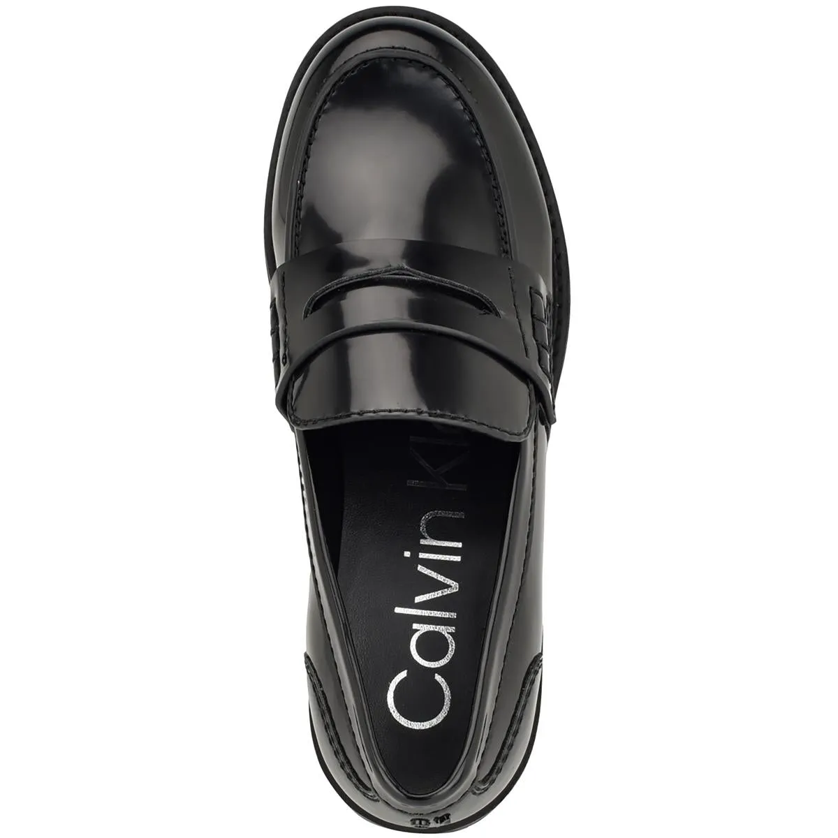 Womens Comfort Insole Faux Leather Loafers