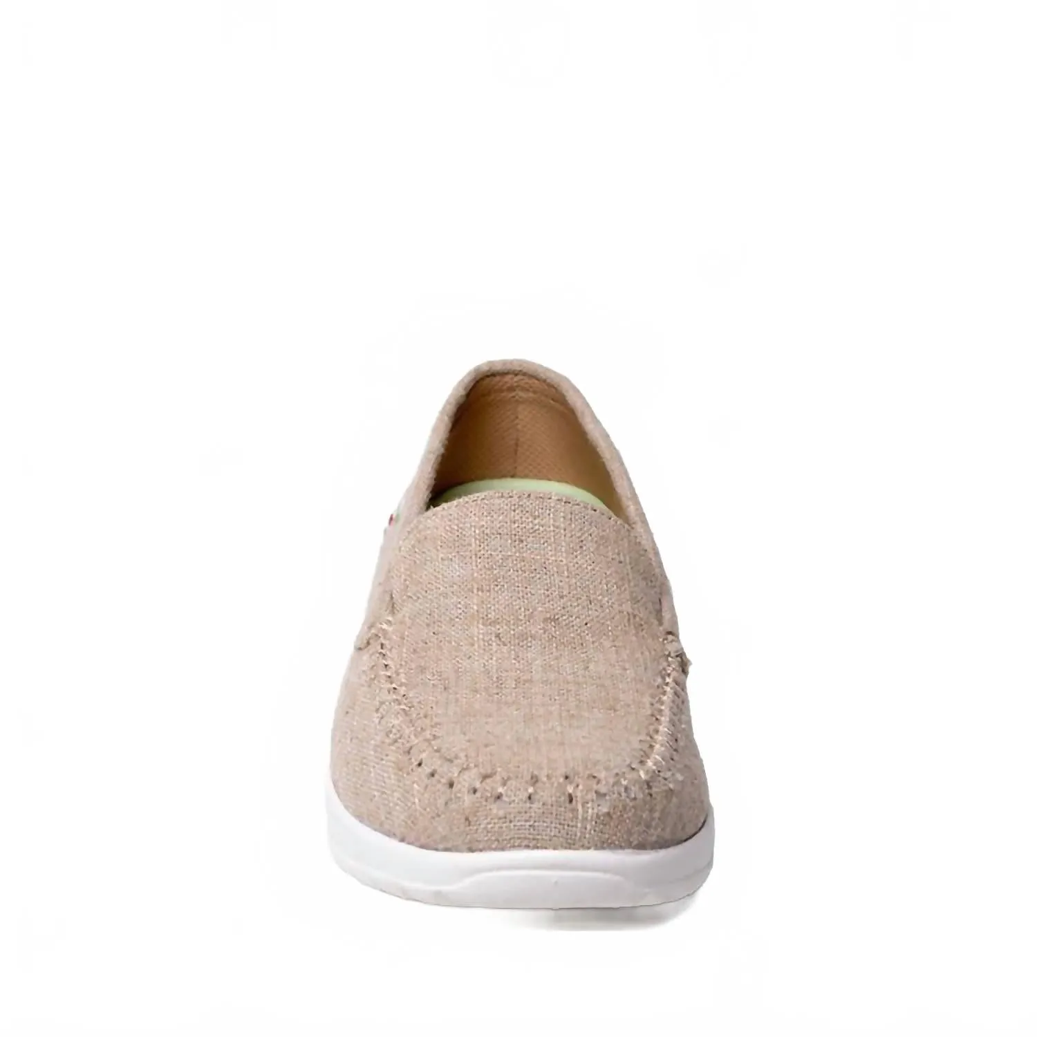 Women's Discover Canvas Moccasin In Natural