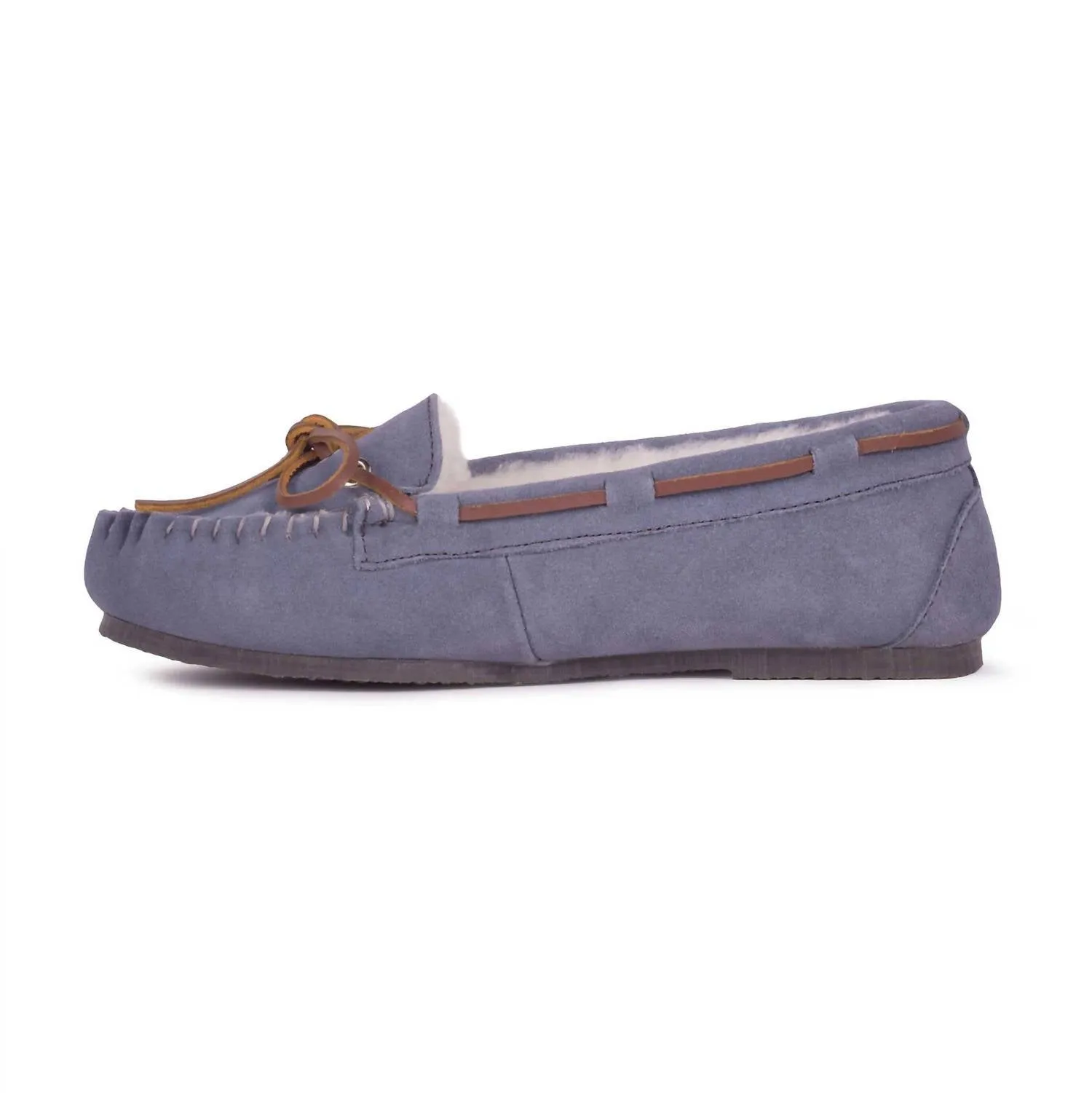 Women's Driving Moccasin In Grey