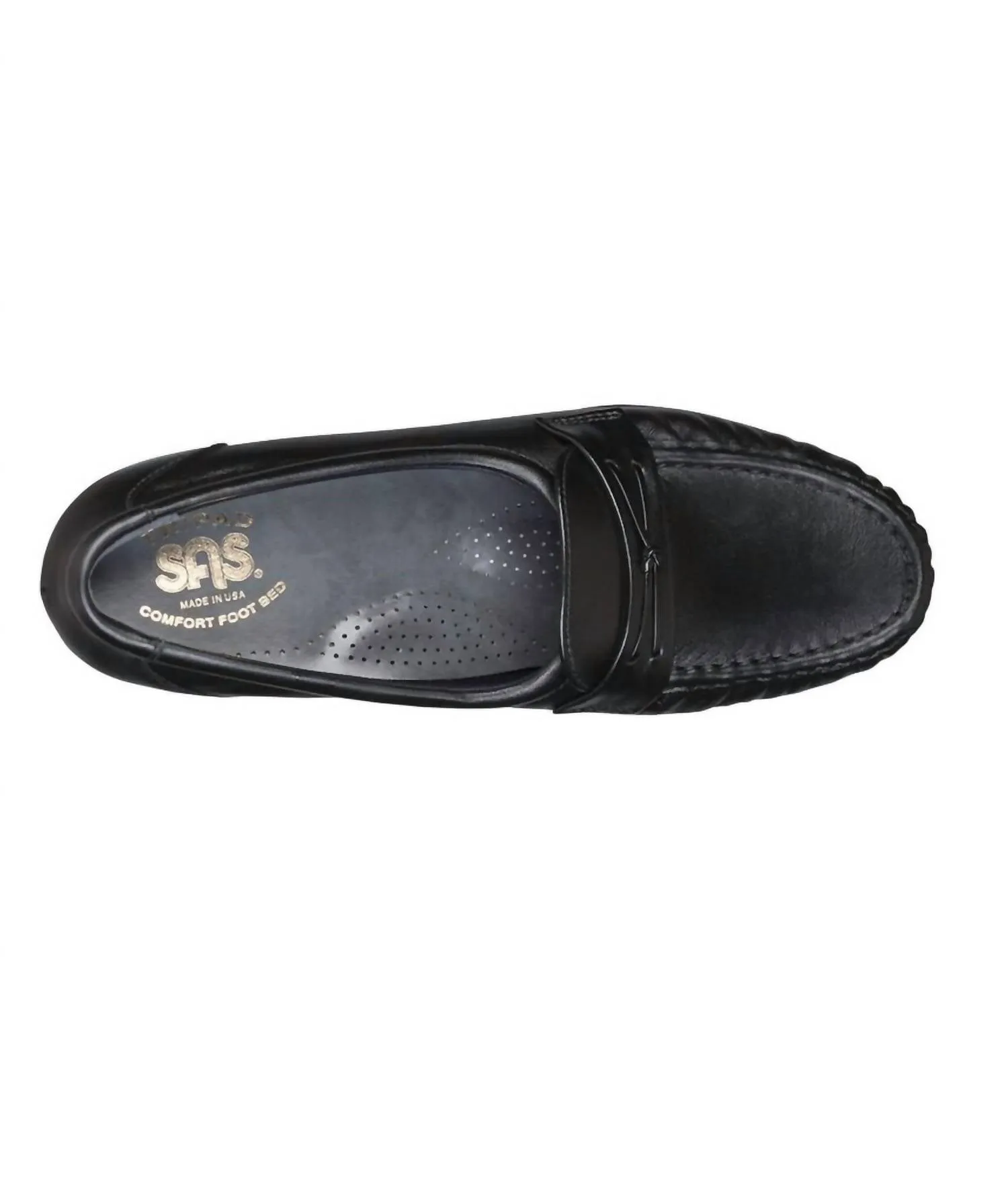 Women's Easier Slip On Loafer - Medium In Black