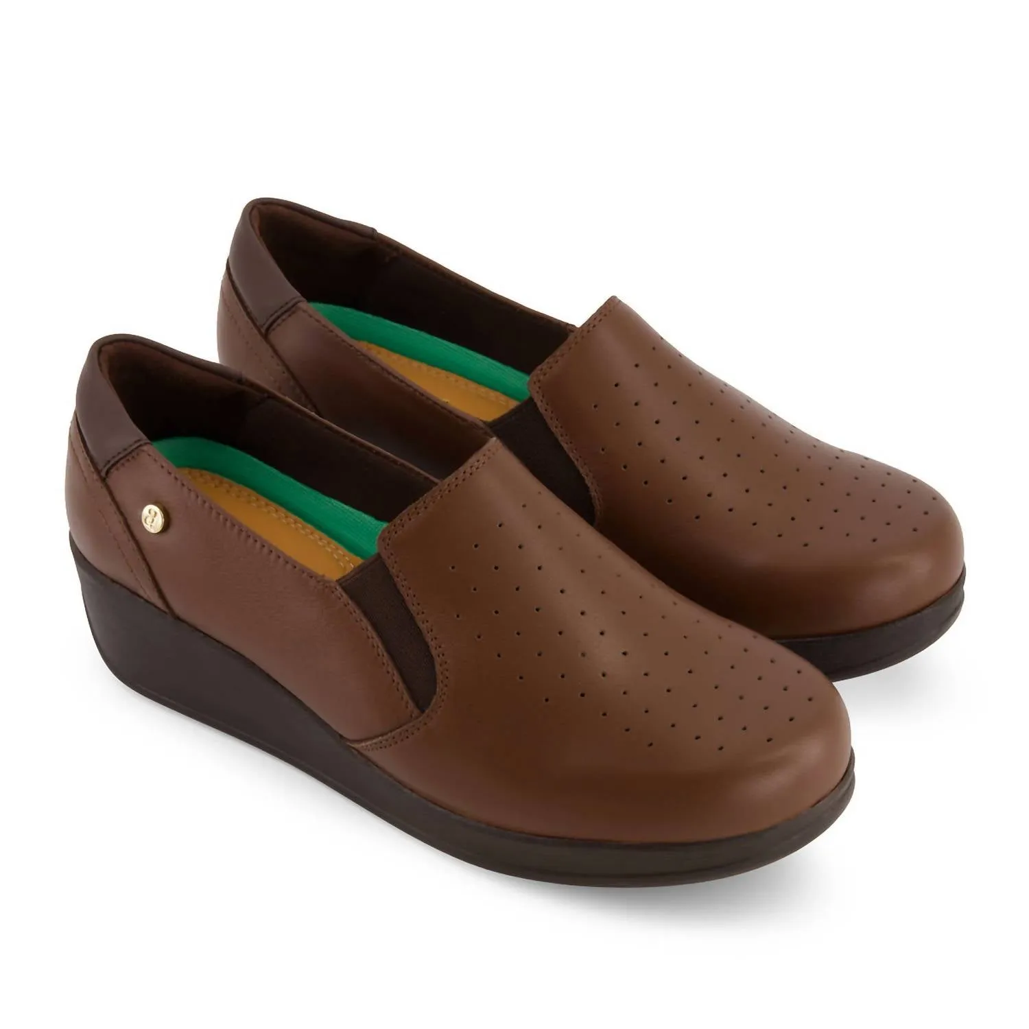 Women's Exclusive Comfort Leather Moccasins In Brown