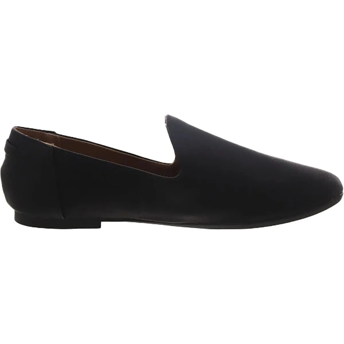 Womens Faux Leather Slip On Loafers
