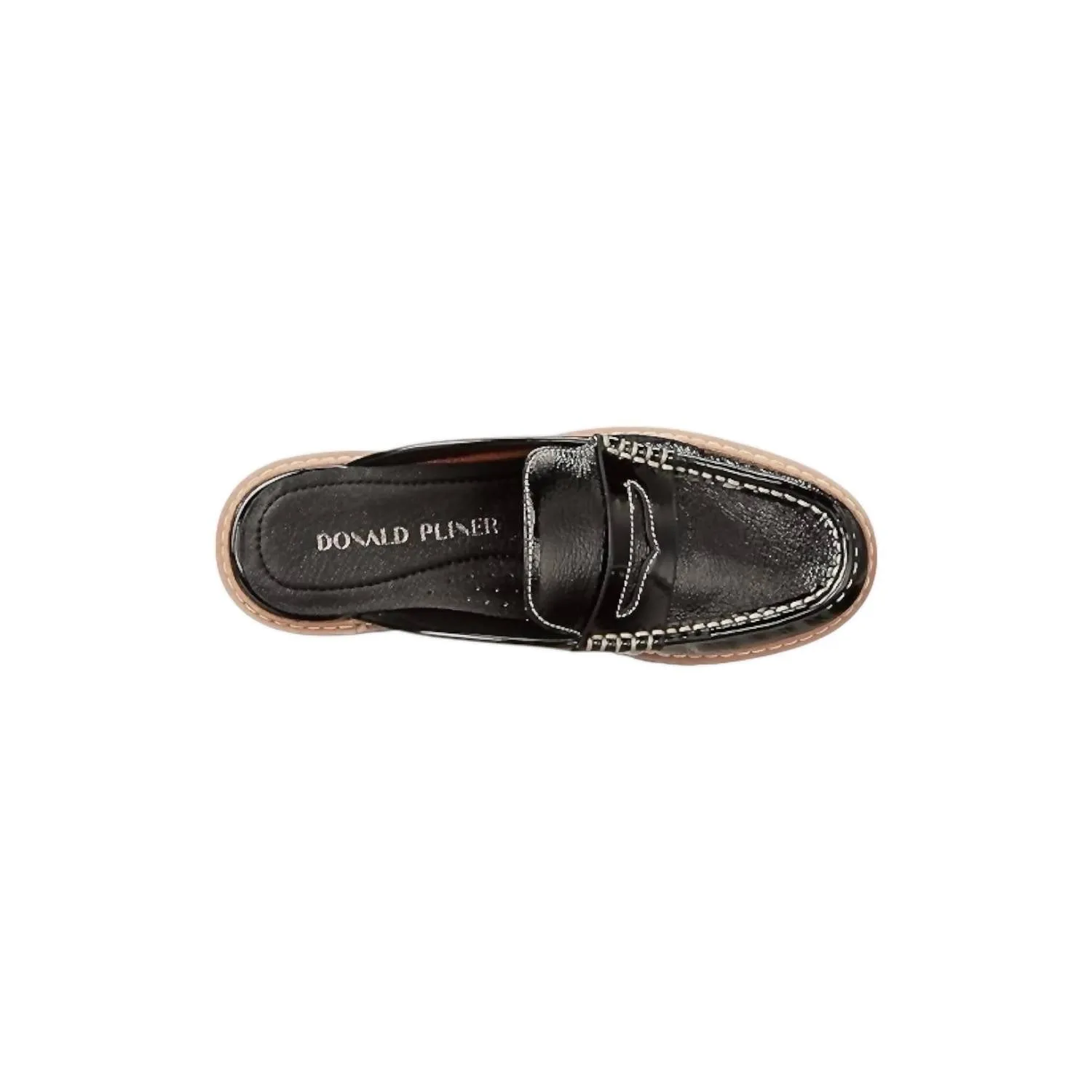 Women's Hillie Tp Loafer In Black Tumbled Patent
