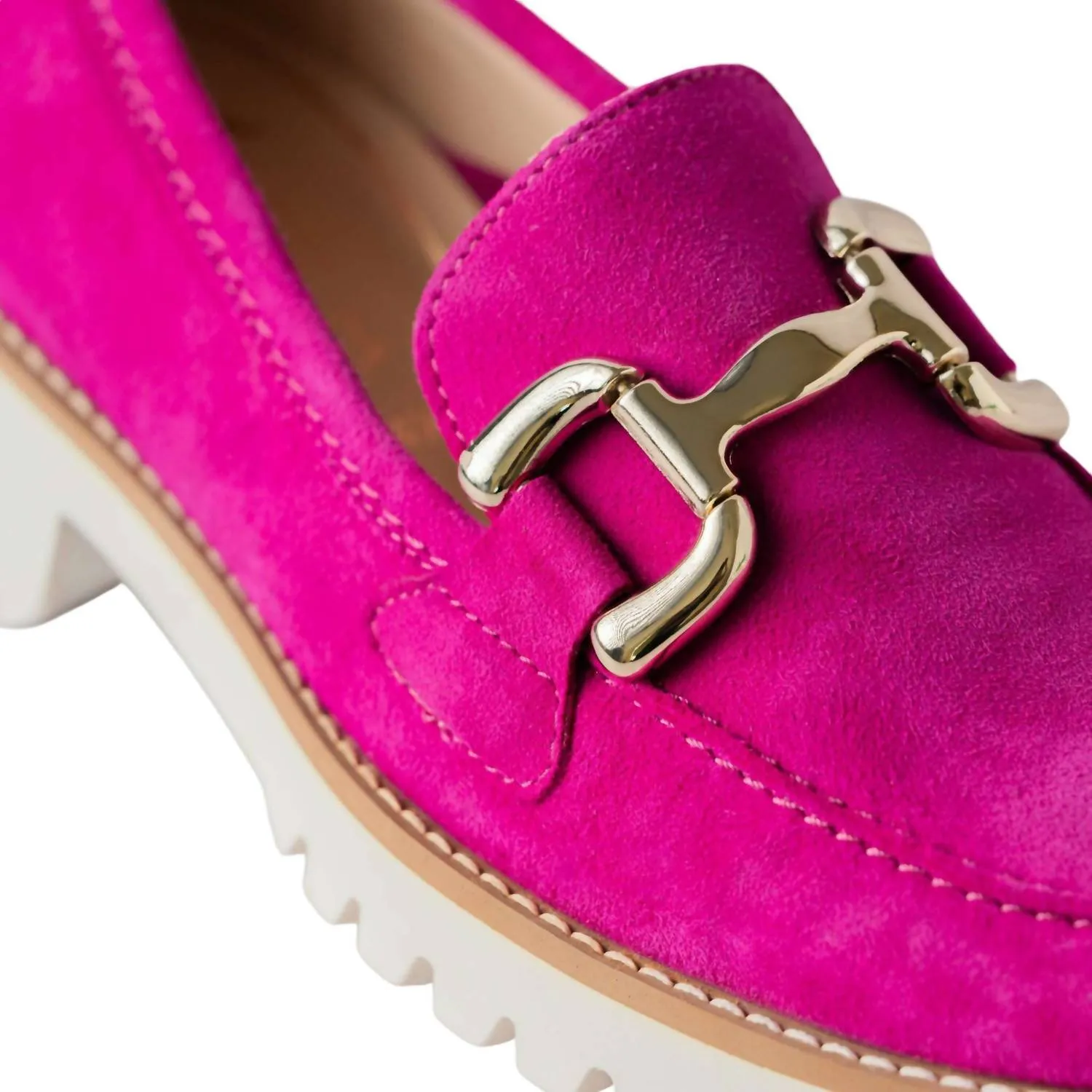 Women's Kiana Loafer In Pink Suede