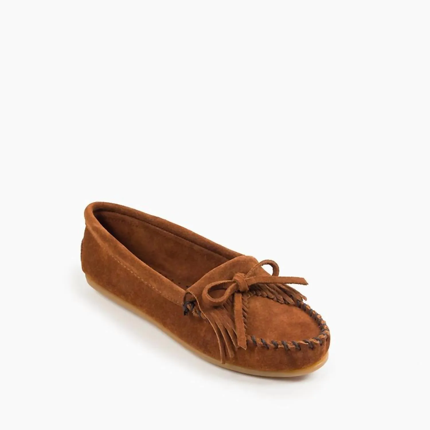Women's Kilty Hardsole Moccasin In Brown