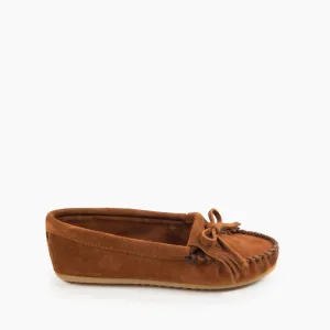 Women's Kilty Hardsole Moccasin In Brown