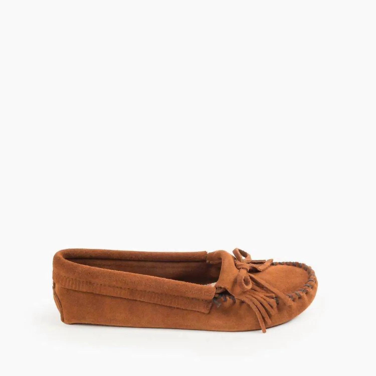 Women's Kilty Softsole Moccasin In Brown