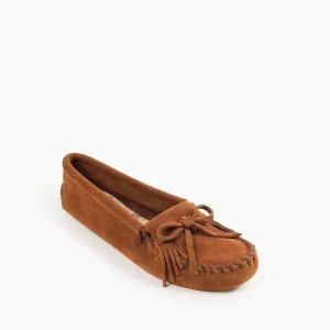 Women's Kilty Softsole Moccasin In Brown