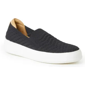 Womens Knit Man Made Slip-On Sneakers