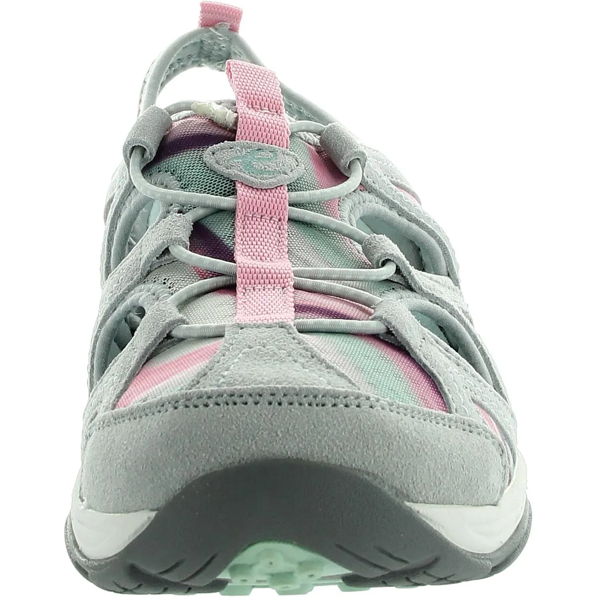 Womens Lace-Up Leather Slip-On Sneakers