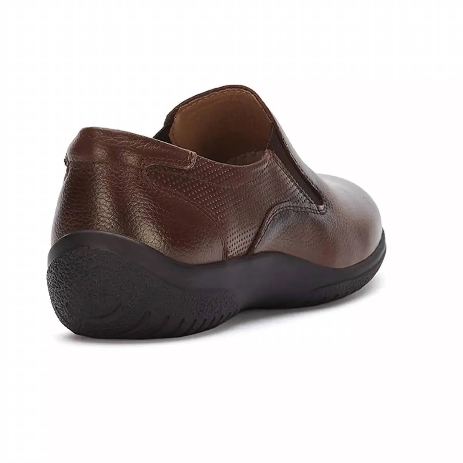 Women's Leather Comfort Moccasins Shoes In Brown