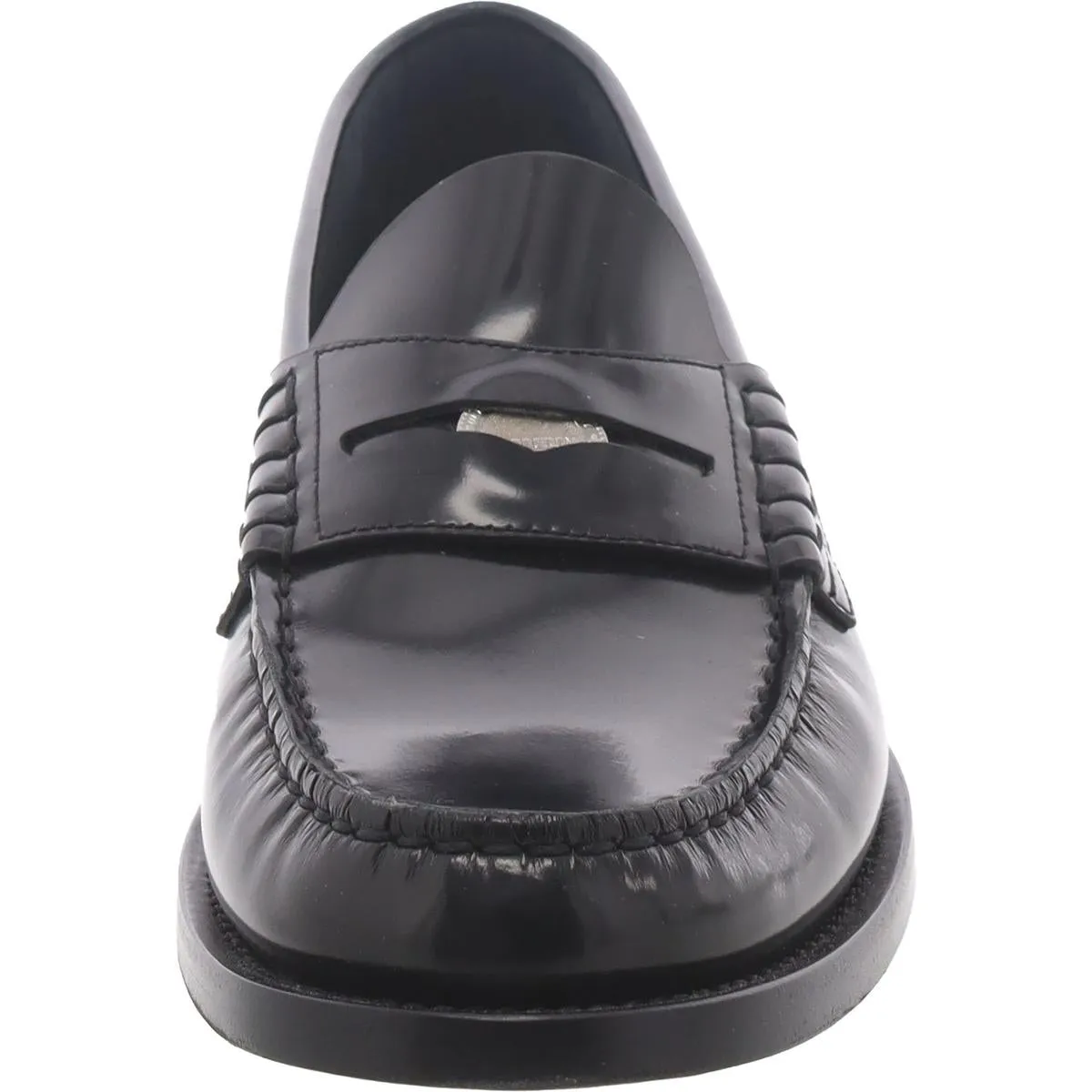 Womens Leather Flat Loafers