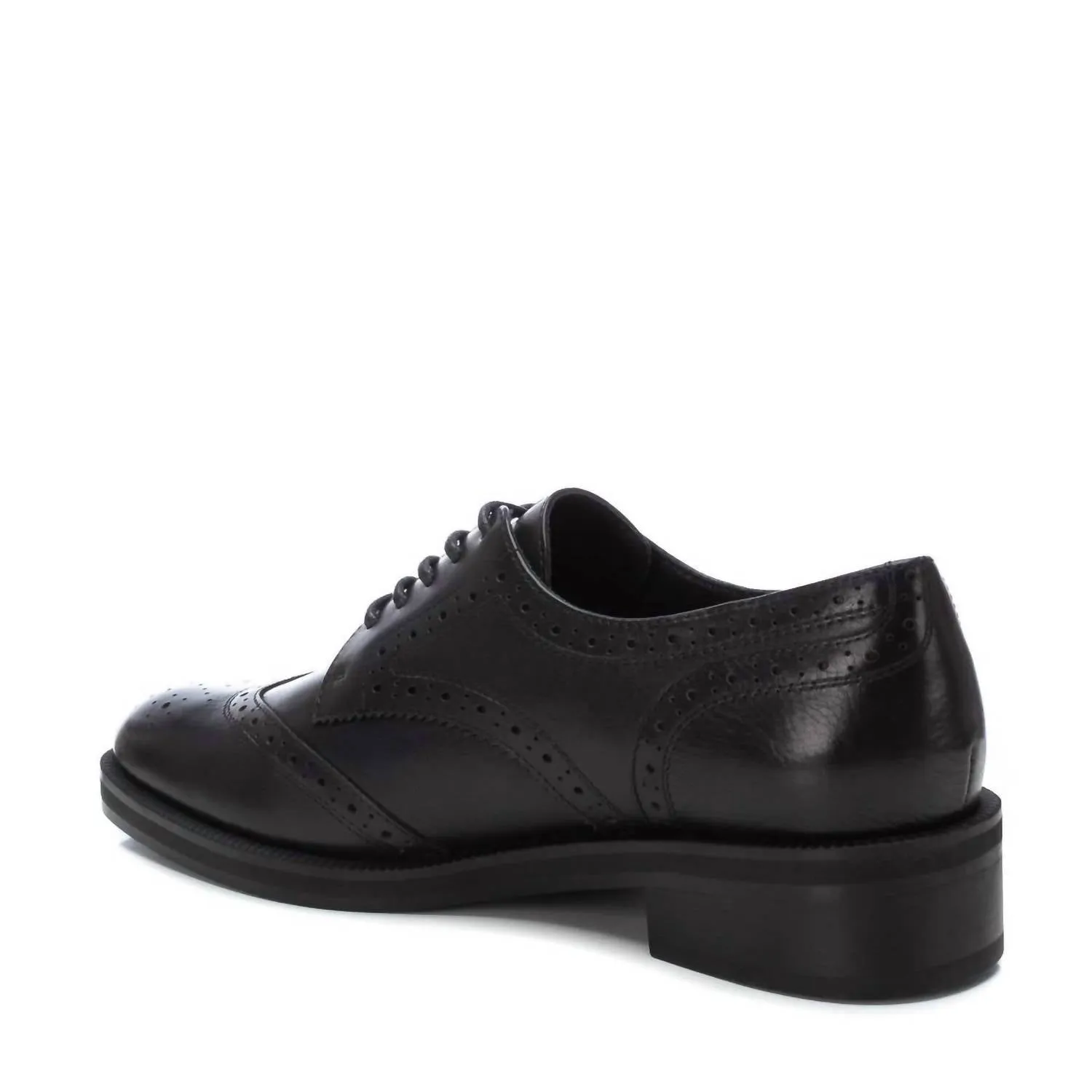 Women's Leather Moccasins In Black