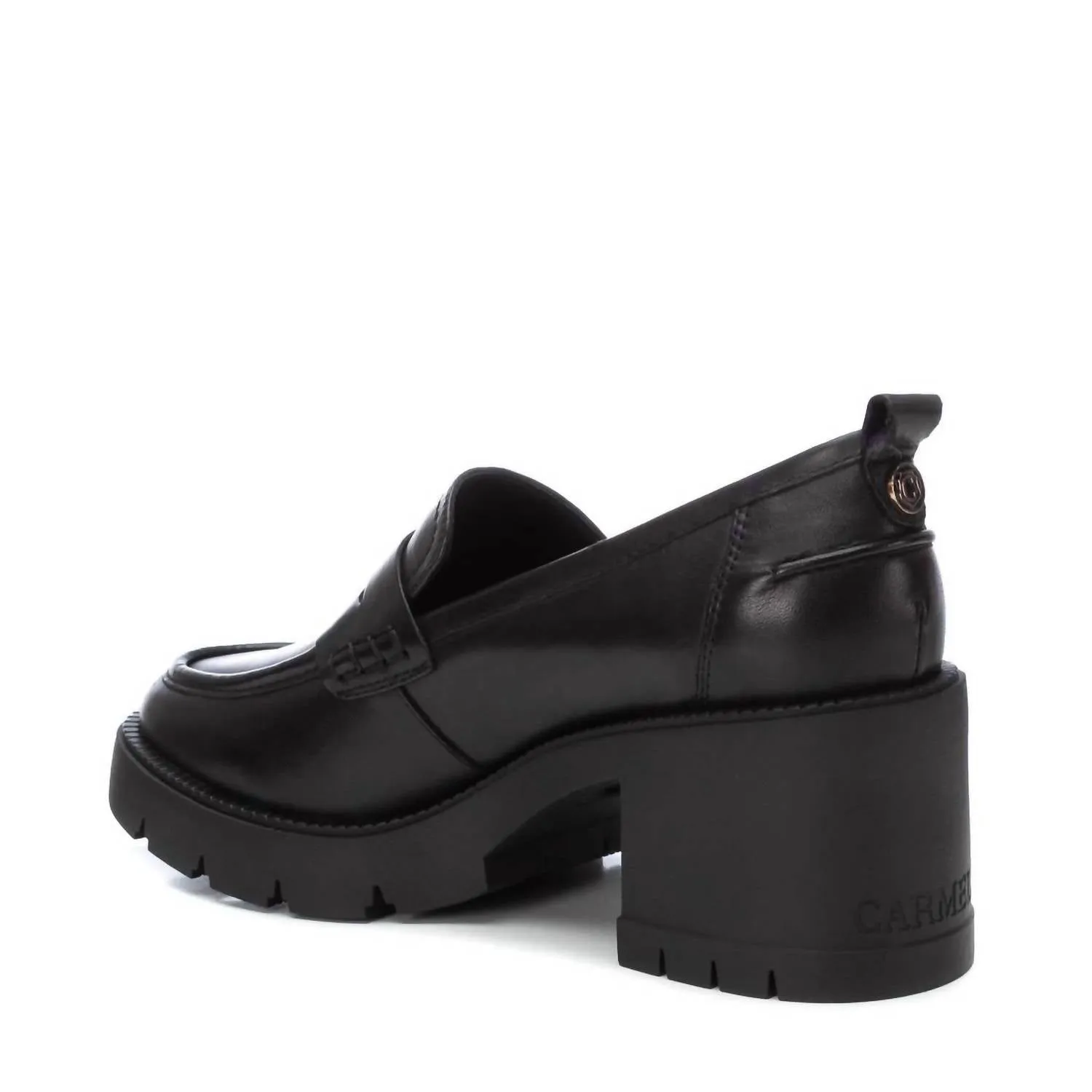 Women's Leather Moccasins In Black