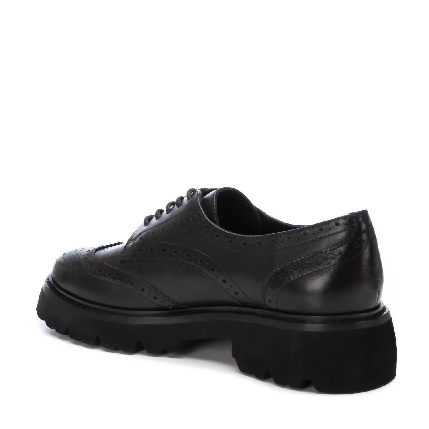 Women's Leather Moccasins In Black