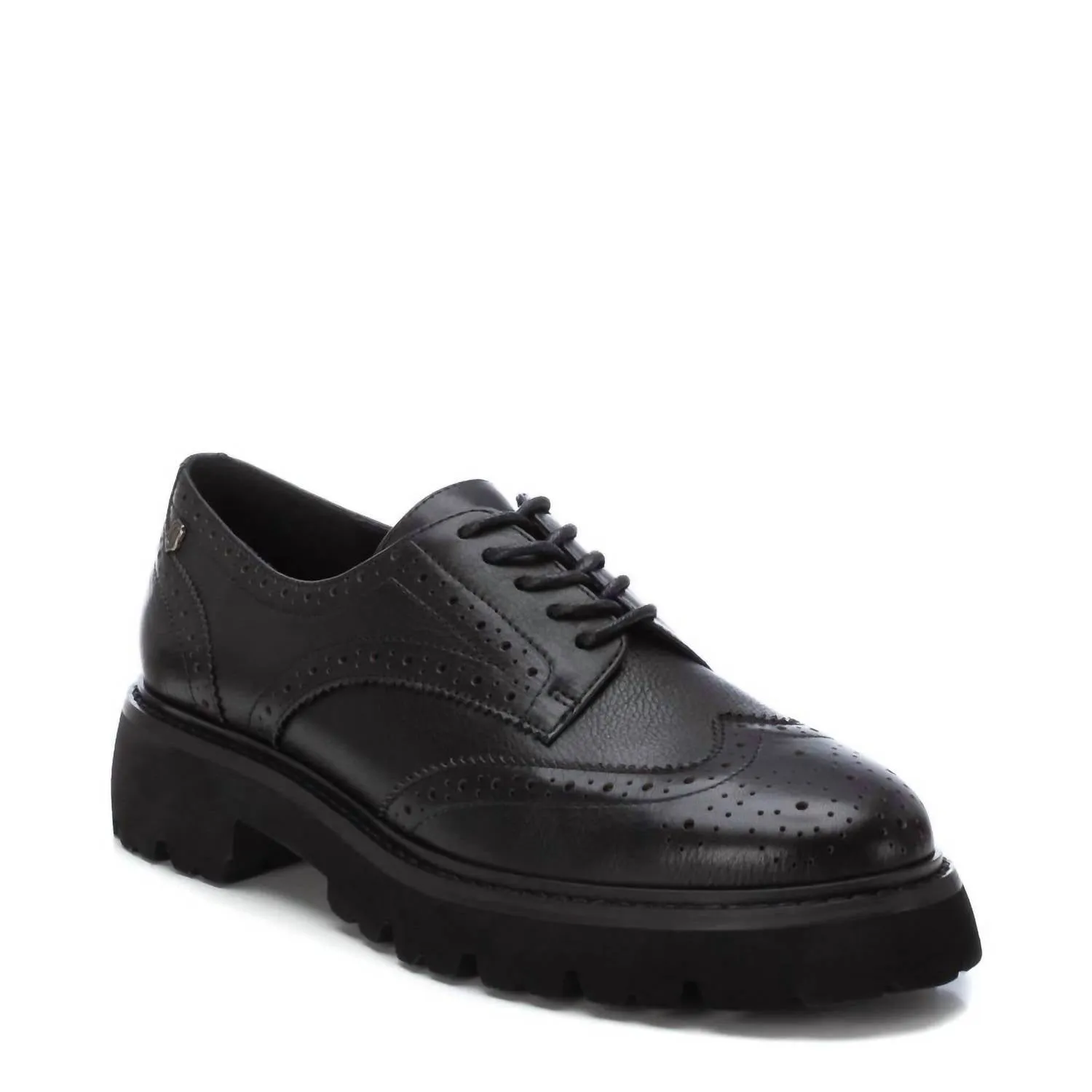 Women's Leather Moccasins In Black