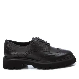 Women's Leather Moccasins In Black